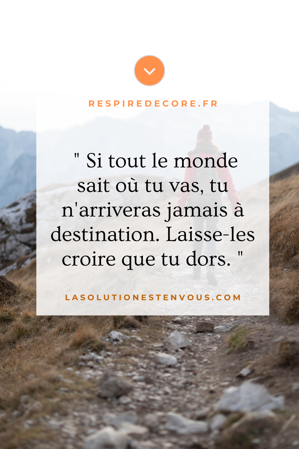 Laisse les croire que tu dors, citation très utile pour votre motivation en business