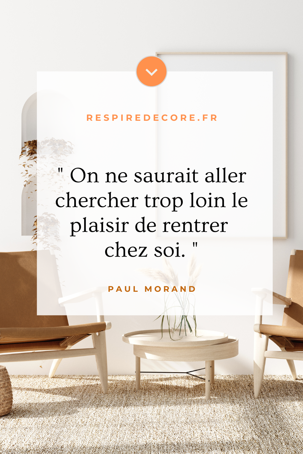 Visuel illustrant une citation sur la maison