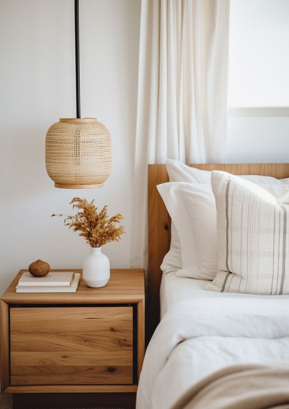 Décoration d'une chambre épurée pour plaire au plus grand nombre lors d'une vente immobilière