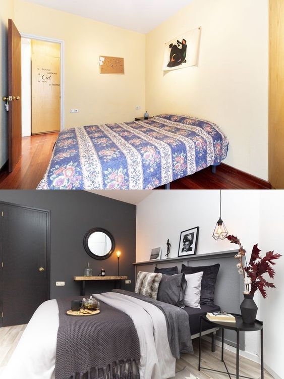 Décoration d'une chambre pour la mise en vente du bien immobilier