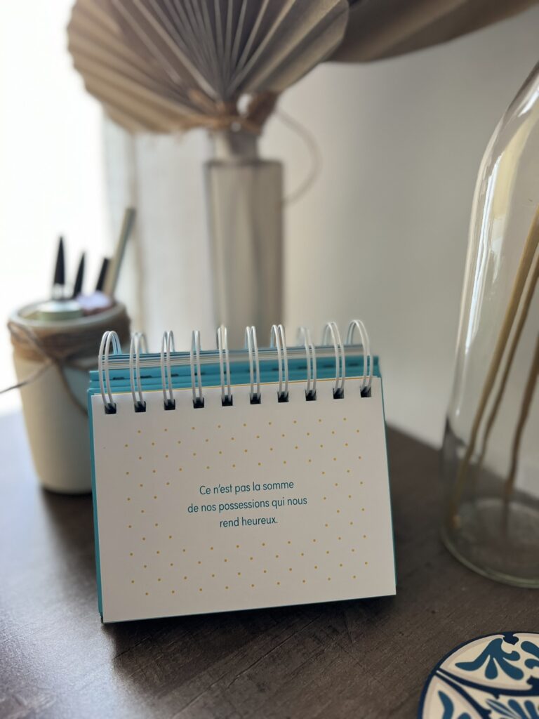 Ephéméride pour cultiver le bien-être au quotidien